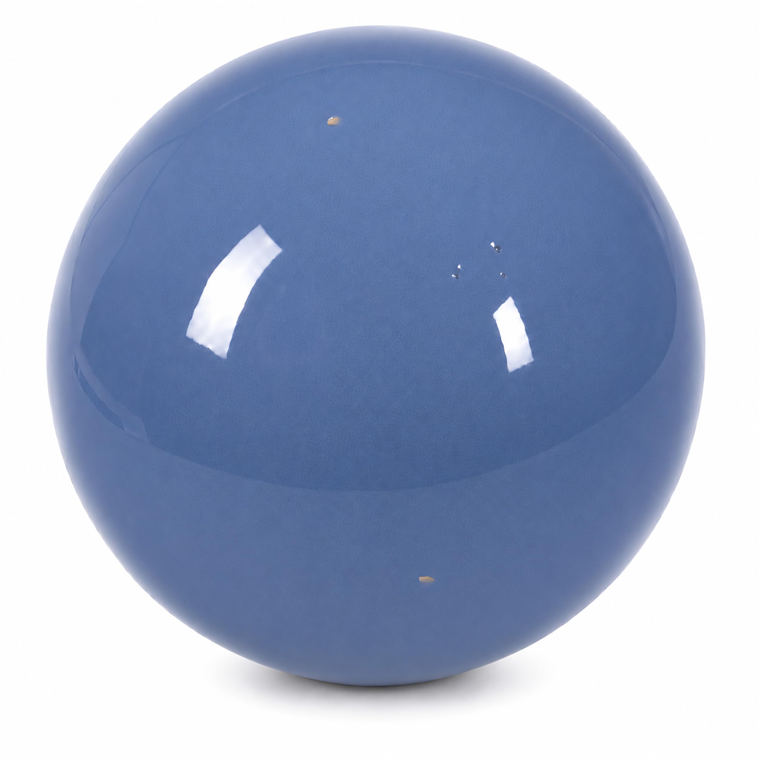 2nd Choice/B-Ware Ceramic Garden Ball with Flaws - Decorative Ball / Rose Ball in Various Sizes 20 cm, 30 cm, 40 cm and Colours (Blue 1, 30 cm)