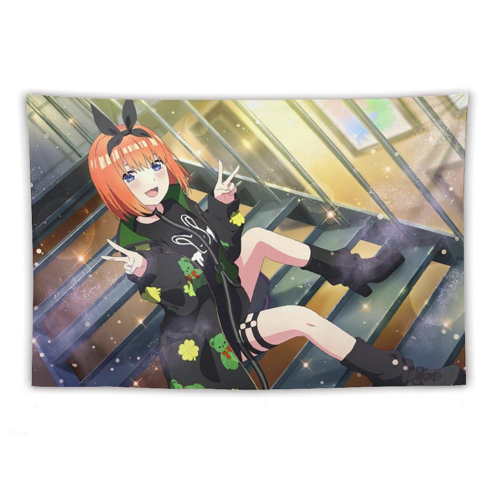 Amazon.co.jp: 五等分の花嫁 中野四葉 タペストリー 壁掛け 多機能