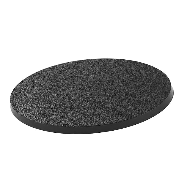Foto 3 de 4 de Evemode 20 Piezas Bases ovaladas 90 * 52mm Bases de plástico ovaladas para Juegos de Guerra en Miniatura