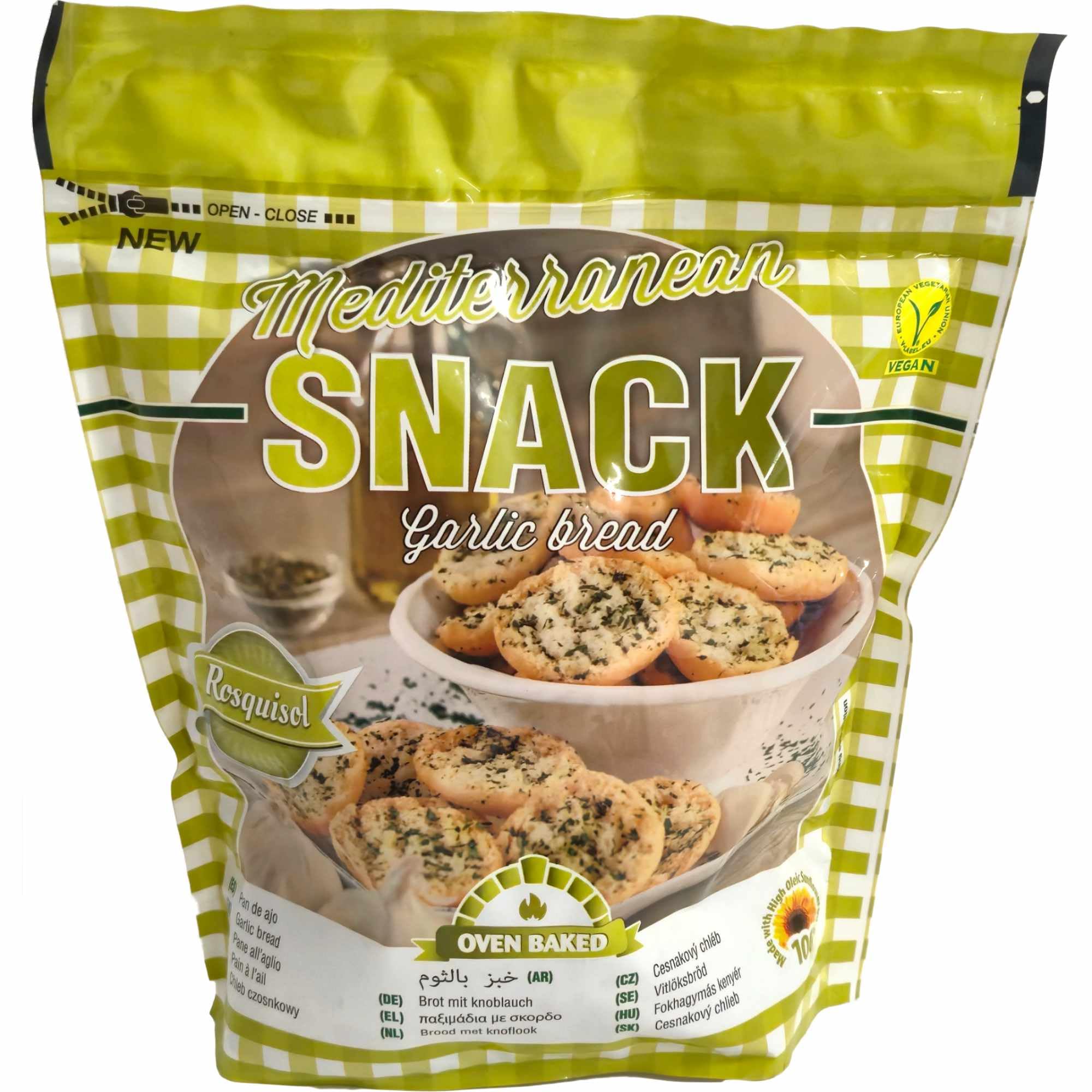 usy Bundle für Valentina Pan con AJO Geröstetes Brot mit Knoblauch und Petersilie (150g Packung) + usy Block