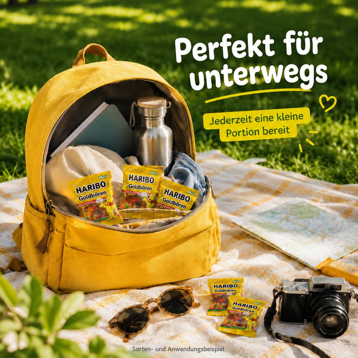 Haribo Minibeutel Mix 5 3er Set + Notizblock GRATIS