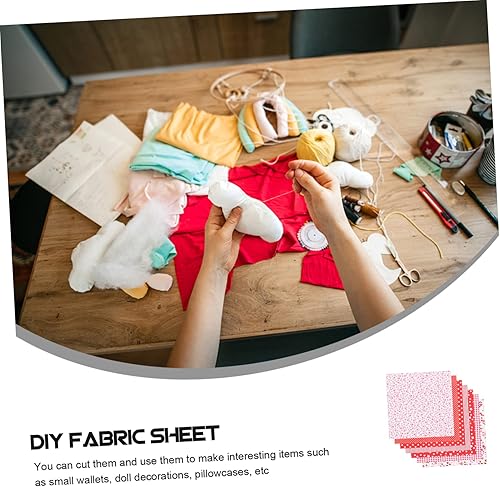 Miniatura 3 de VILLCASE 28 pcs DIY Cotton Patchwork Sewing Quarters Bundle Fabric Printed Bundle Scrapbooking Cloth Fabric Rustic Quilting Fabric Patchwork Quilt