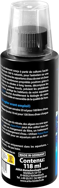 Clarificateur d’eau aquarium 118 ml – MICROBE-LIFT Aqua-Pure – élimine la turbidité de manière visible – eau cristalline sans produits chimiques – filtre biologique liquide pour eau douce & eau de mer - 3