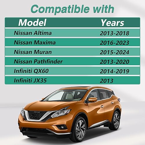 Miniatura 5 de Cubierta de filtro de aire de cabina compatible con Nissan Altima 2013-2018 Maxima 2016-2023 Murano2015-2024 Pathfinder 2013-2020 Reemplazar #