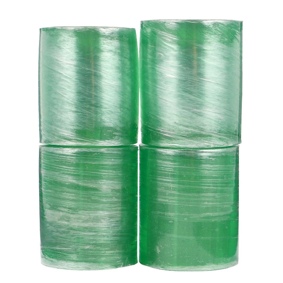 MAGICLULU Selbstklebendes Veredelungsband aus Grünem PVC 4 Rollen Dehnbar und Transparent für Walnuss und Pflanzenveredelung im Garten dem Bauernhof
