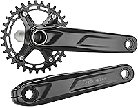 Vista 1 de Shimano Deore FC-M5100 Deore Juego de cadenas, 10/11 velocidades, cadena 2.047 in, 32T, 6.693 in, Negro