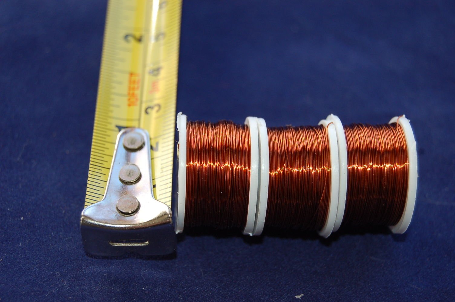 3 x Spool of Copper Wire 0.21mm Thick, FLY TYING, FLY FISHING