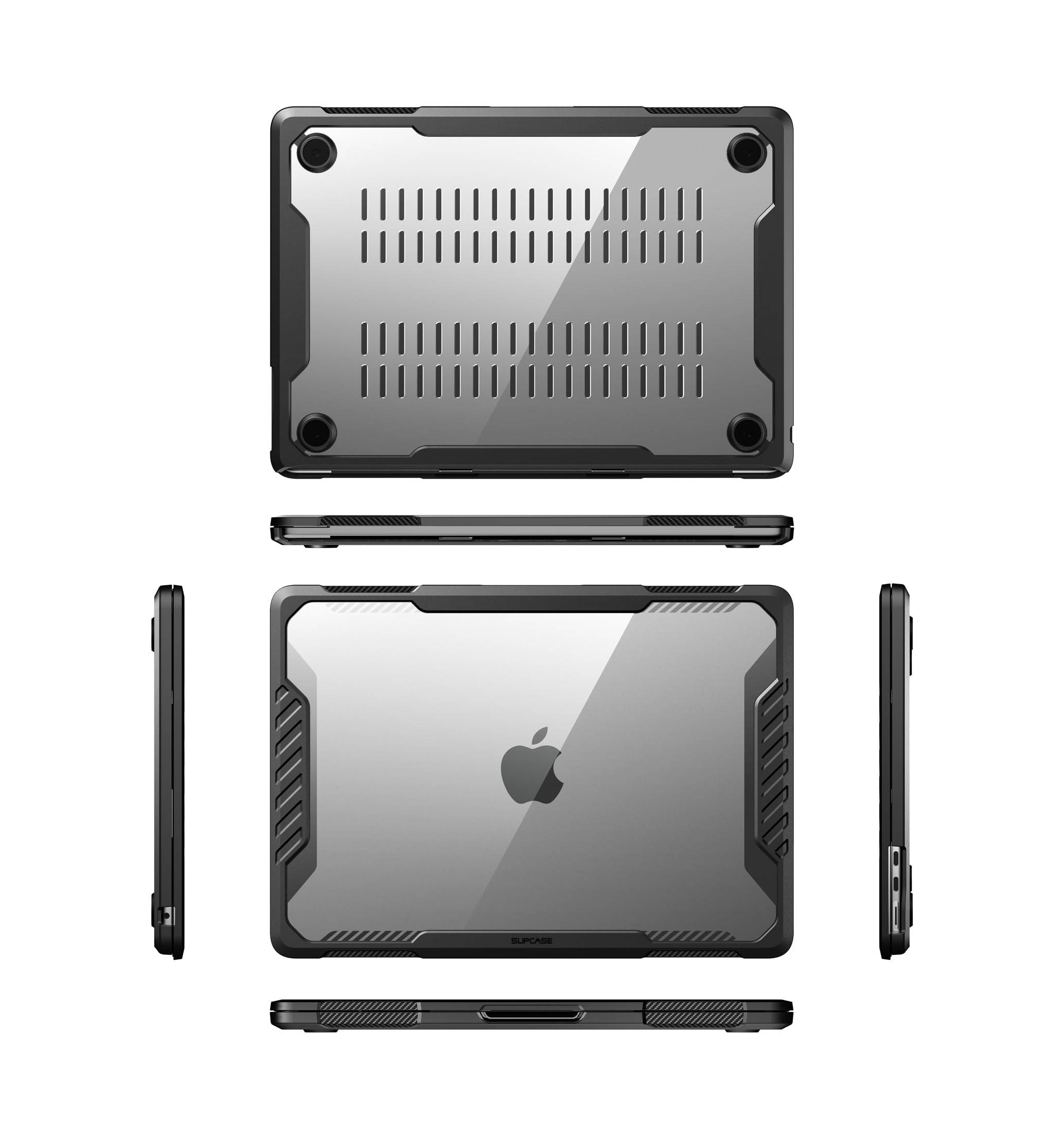 SUPCASE Cover per MacBook Air 13,6" (2026-2022) M5/M4/M3/M2 A3240 A3113 A2681, Antiurto Antigraffio Robusta Custodia Protettiva Rigida per MacBook Air 13 (Nero)