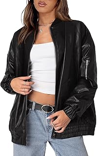 XIEERDUOFaux Leather Jacket Women Oversized Lahore, Karachi - Pakistan
