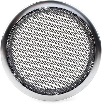 Cnonee1 Auto Door Audio Speaker Cover Trim for BMW 3 series F30 F35 4 Series F32 F33 F36 All Years Silver