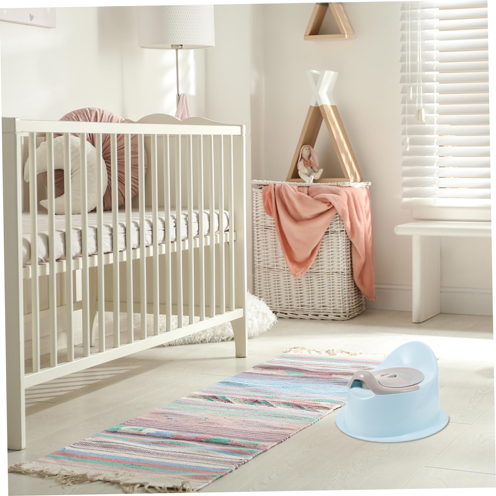 SHINEOFI Orinal Infantil Portátil de Plástico Cómodo y Ligero para Entrenamiento en Baño, Asiento Sencillo y Multifuncional Adecuado para Niños Pequeños y Viajes