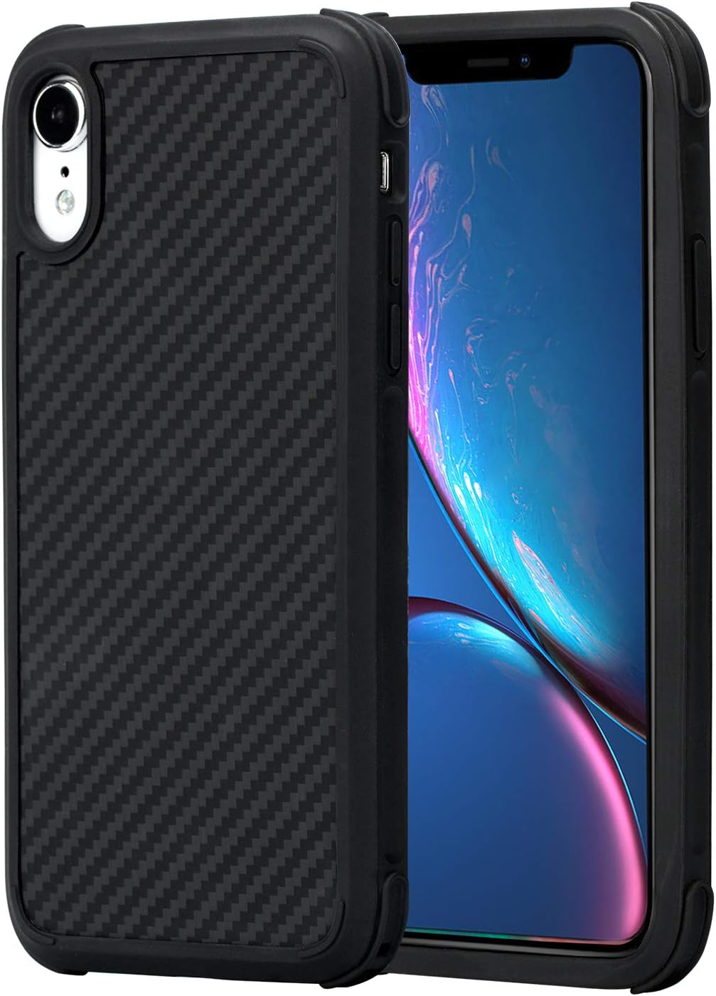 PITAKA  Protective  Case  for iPhone XR [MagEZ  Case  Pro] Military Drop Test Super Durable Shock Absorption Rugged Armor  Case  All-Round Protection