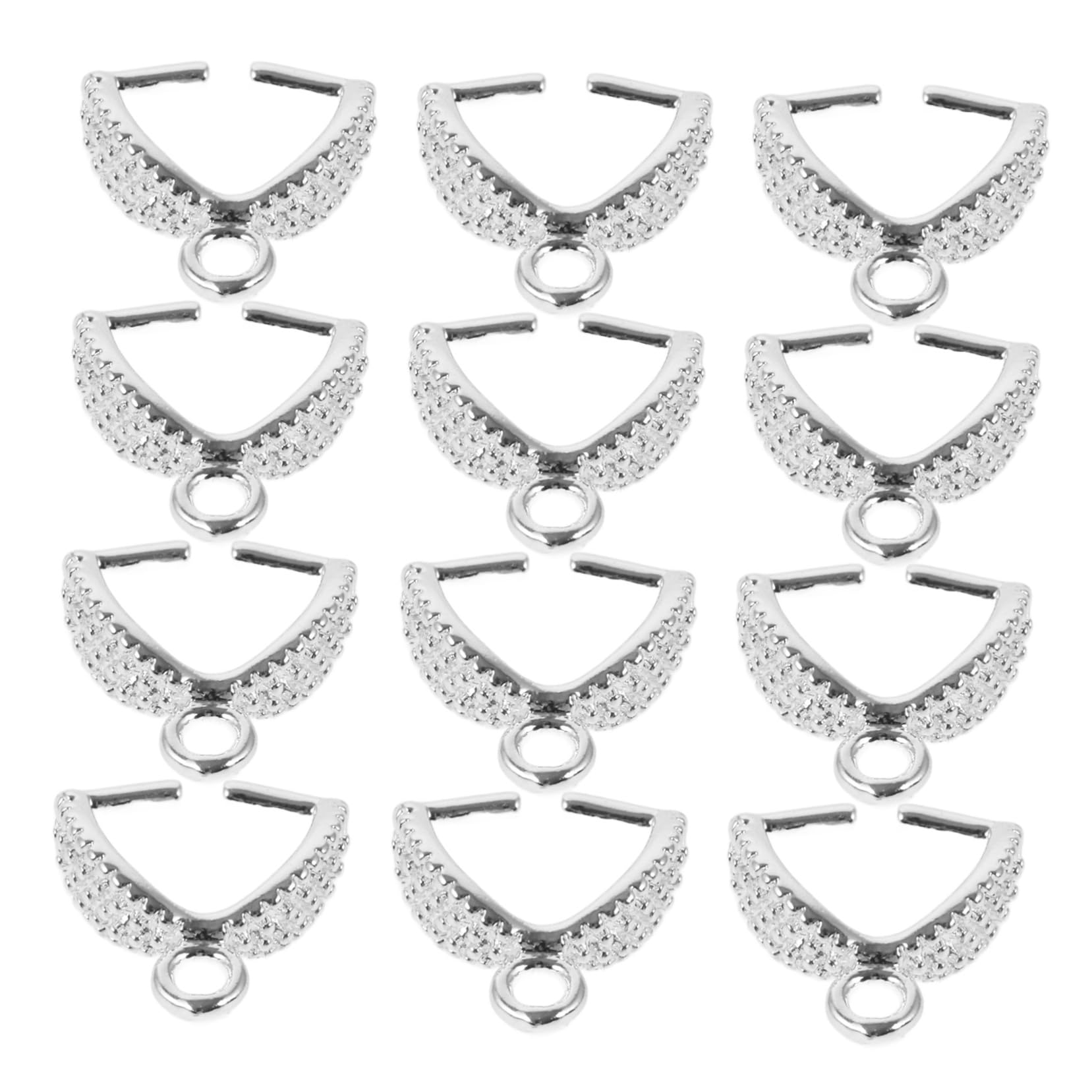 Sewroro 100piezas Conectores De Clasp Para Collares De Accesorios De Joyería De Conectores De Colgantes y Clips Para Pulseras y Collares