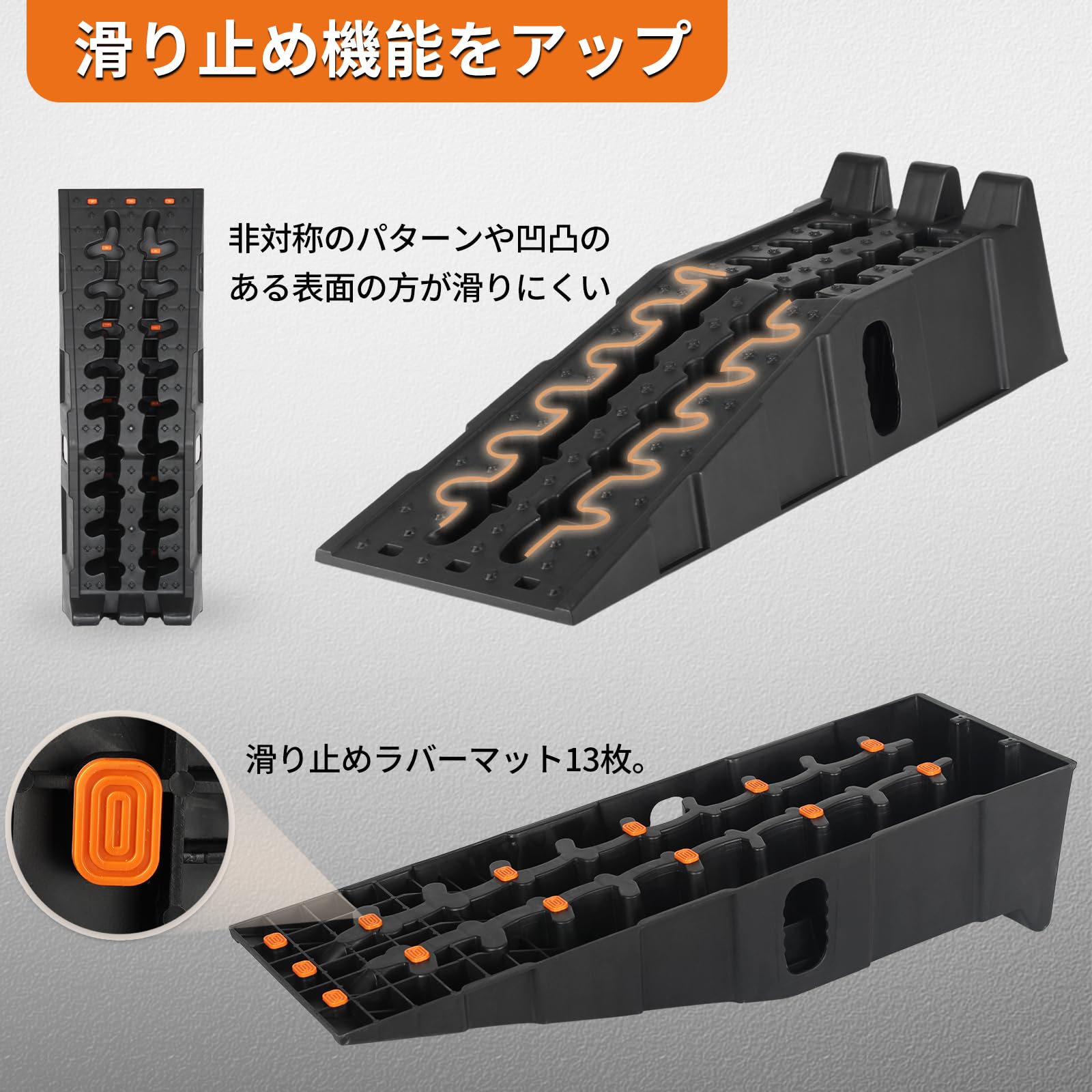 Amazon.co.jp: OULEME カースロープ タイヤスロープ 新しい