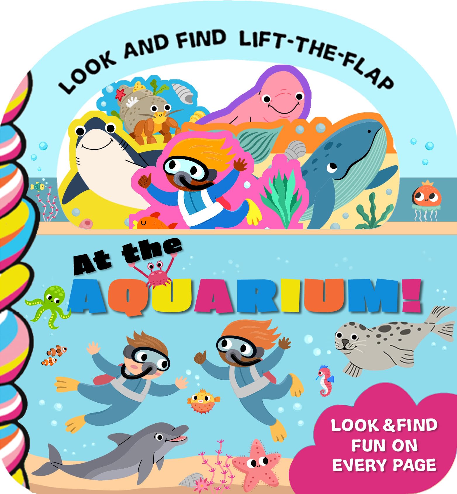 At the Aquarium (Look and Find Lift-The-Flap)