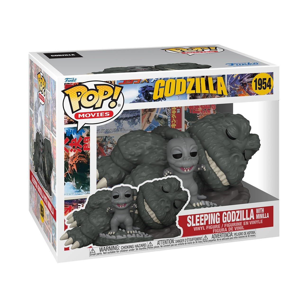 Funko POP! Super: Godzilla, Sleeping Godzilla with Minilla, Collectable Vinyl Figure, Gift Idea, Official Merchandise