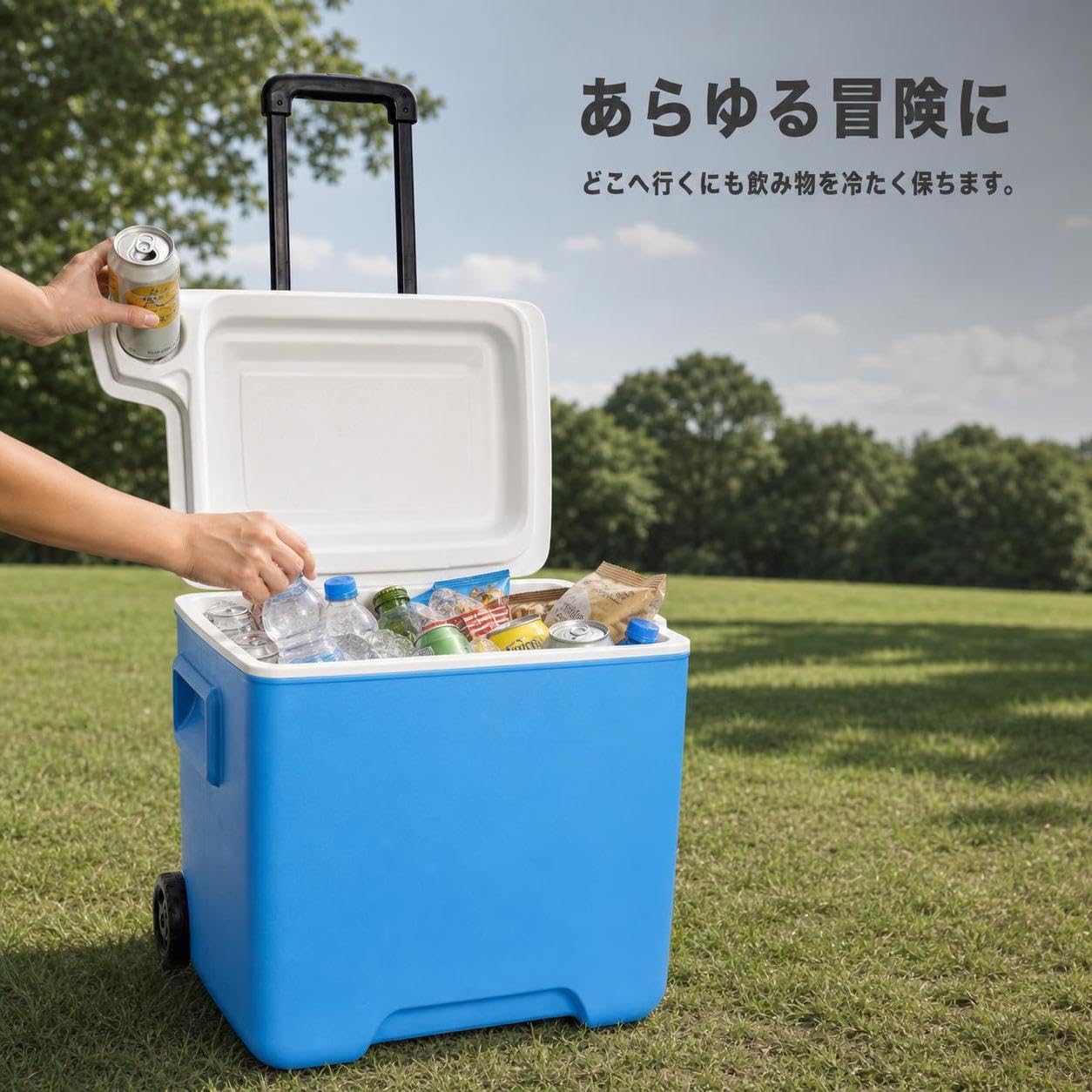 Nevera Portátil con Ruedas, 30 L, Style to 3