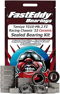 FastEddy Bearings Compatible with Tamiya TG10-Mk.2 FZ Racing Chassis Kit 2022 Ceramic Sealed Bearing Kit