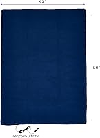 Vista 2 de Cobija eléctrica para auto de 12 voltios, talla única Se ajusta a la mayoría, Marino