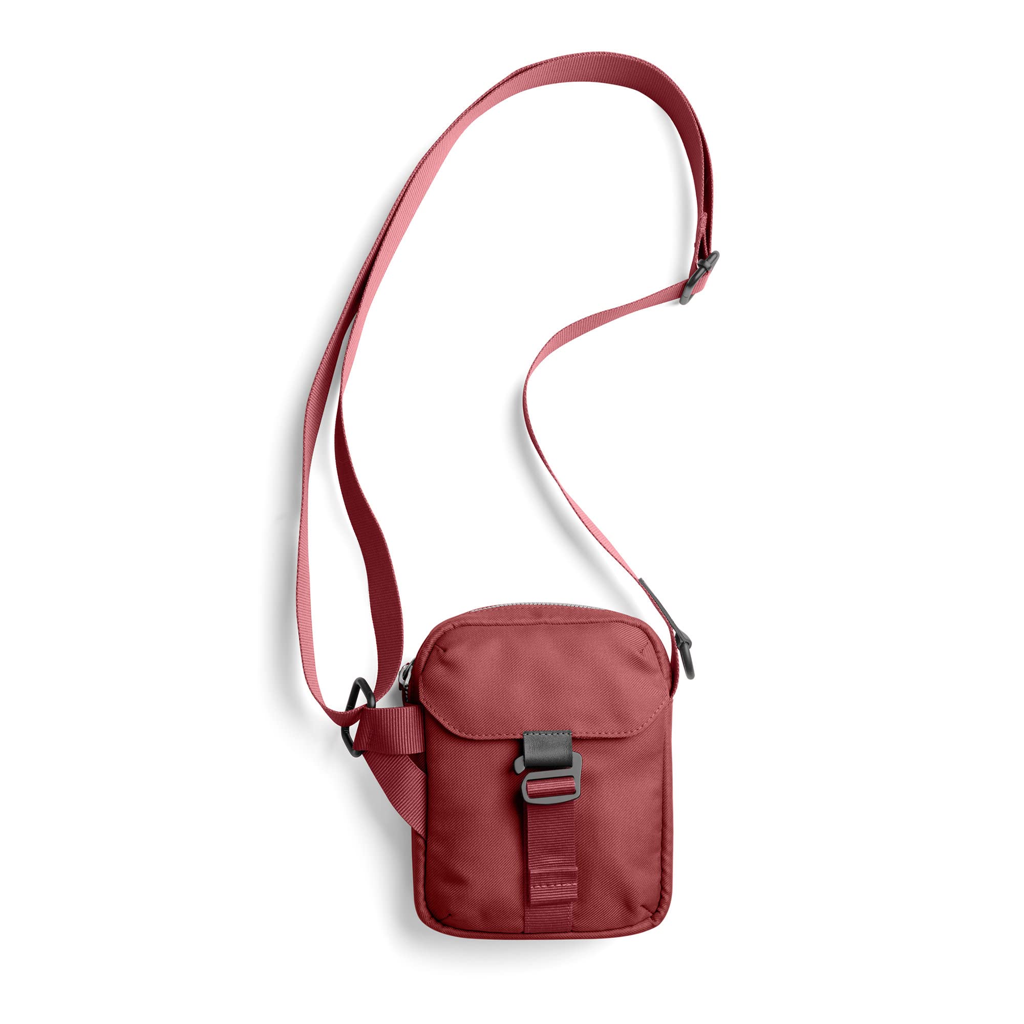 DailyObjects PET Red Clay Cobble Sling Crossbody Bag for Men and Women I 100% Recycled from Used Plastic Bottles I Stylish, Durable, Travel Friendly Handbag with MultiIutility | Handcrafted In India