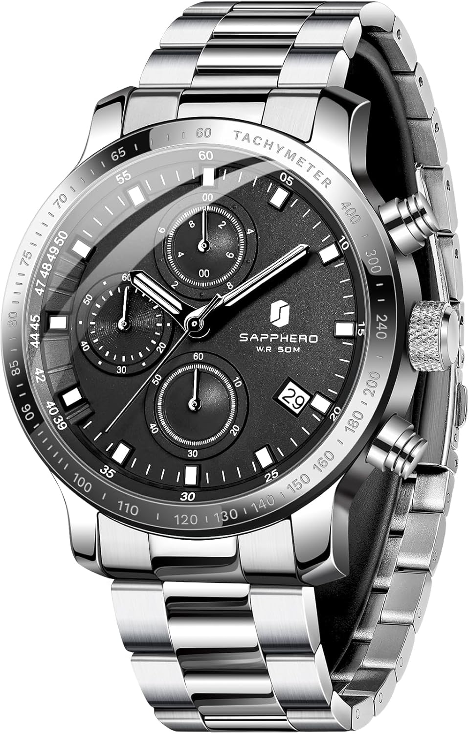 SAPPHERO Men's Wrist Watches - Chronograph Watches for Men