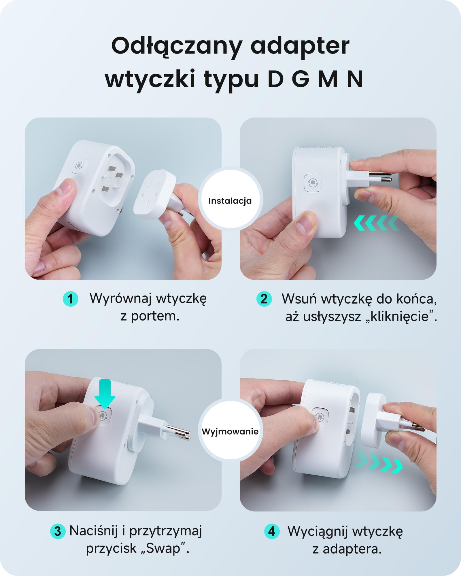LENCENT Uniwersalny adapter podróżny typu D, G, M, N | adapter podróżny do Anglii, Indii, Sri Lanki, Brazylii, Republiki Południowej Afryki, Hongkongu, Malezji