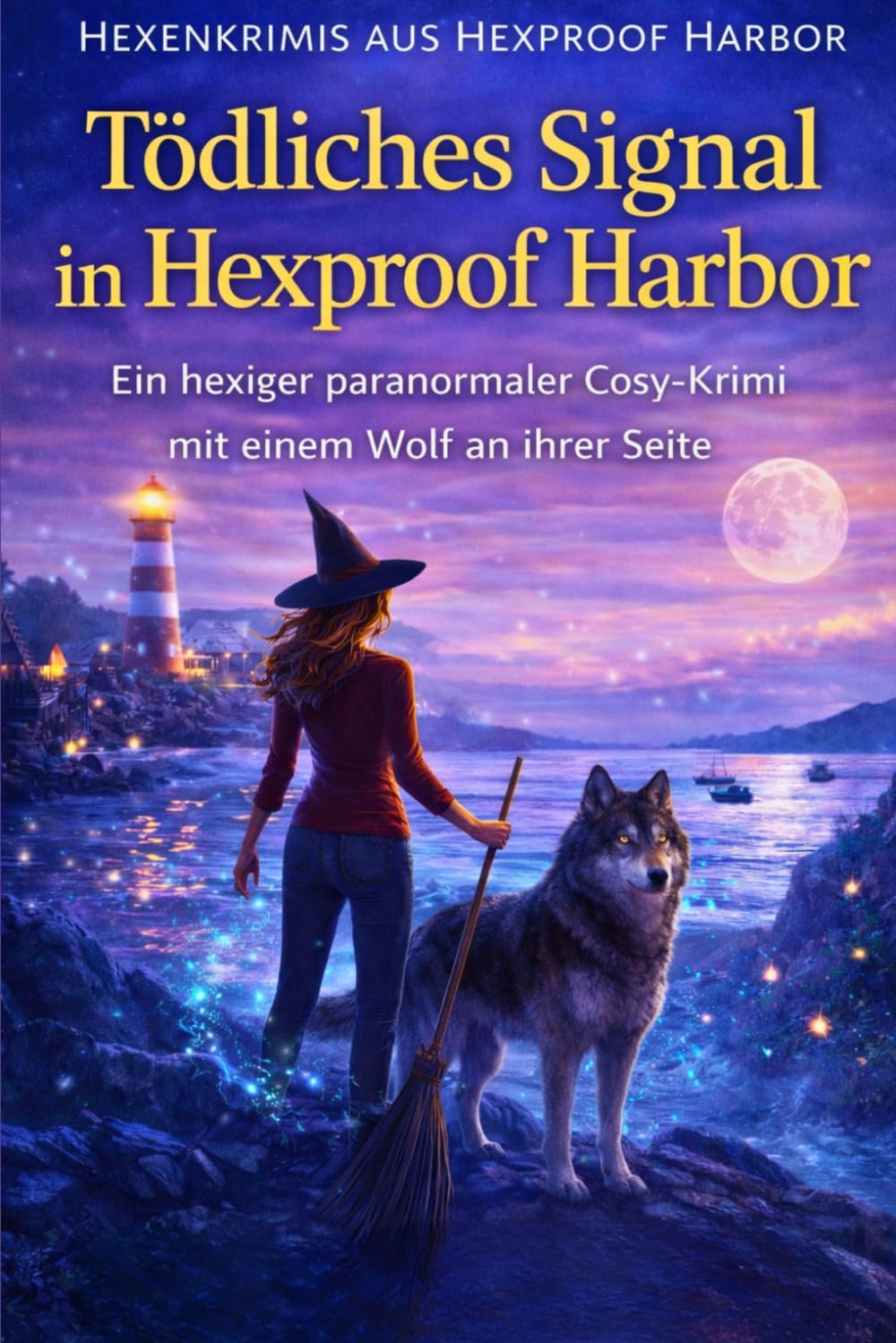 Tödliches Signal in Hexproof Harbor: Ein hexiger paranormaler Cosy-Krimi mit einem Wolf an ihrer Seite (Hexenkrimis aus Hexproof Harbor)