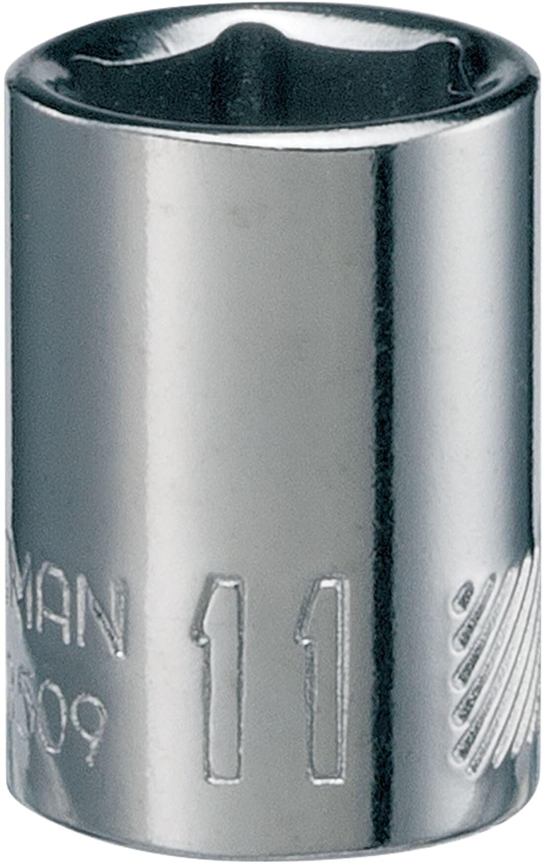 CRAFTSMAN Shallow Socket, Metric, 1/4-Inch Drive, 11mm, 6-Point (CMMT43509) (Pack of 5)