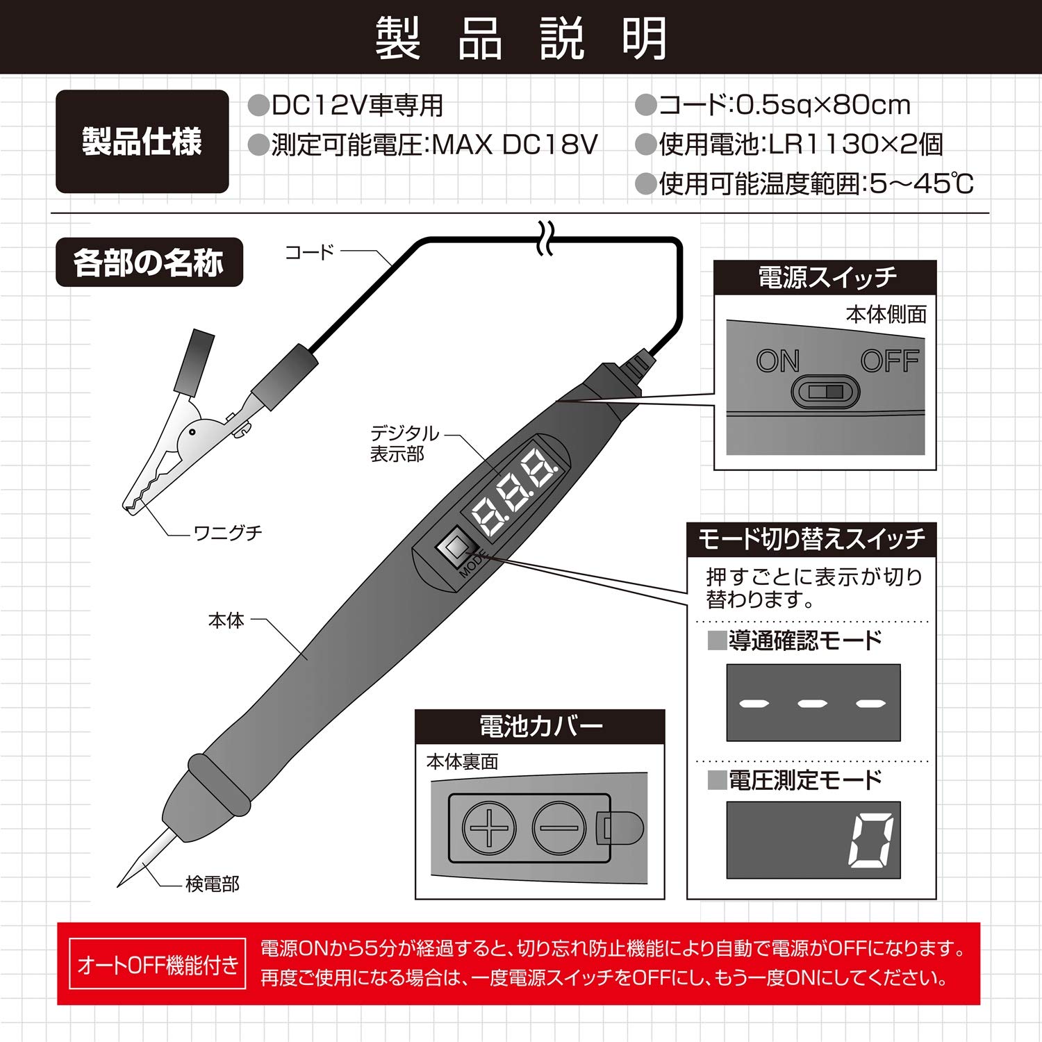 omana様　確認用 Amazon.co.jp: 【Amazon.co.jp限定】エーモン(amon) デジタル検