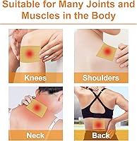 Vista 5 de KONGDY 50 parches de capsaicina caliente, parches de tigre extra fuertes de 4.72 x 7.08 pulgadas, parche de pimiento térmico para aliviar