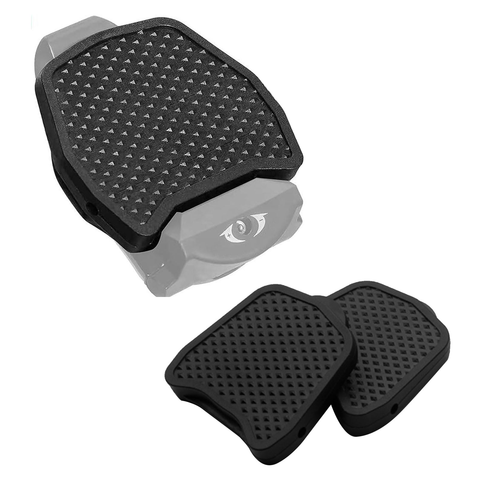 2PCS Pedal Converter for SPD Pedal Changer, Converts Clipless into Flat Pedals, Suitable for Series Road Clipless, Compatible for VIGOR Clipless, Durable Pedal Plate and Adapter