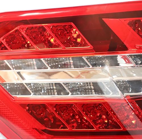 Miniatura 5 de MARTEXBUY Lámpara trasera izquierda compatible con Mercedes-Benz 2010 2011 2012 2013 Clase E Sedan E350 y E550 y E63 AMG, lado exterior izquierdo