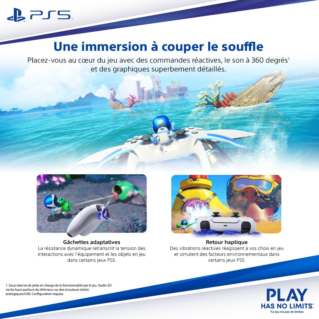 Manette sans fil DualSense – Édition limitée Marvel’s Wolverine, compatible PS5, PC, Mac et appareils mobiles