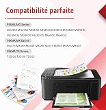 540 et 541 Cartouche Encre Compatible pour Canon 540 541 XL 540XL 541XL Cartouches d'encre pour Canon Pixma MG3650 MG3650S TS5150 TS5151 TS5100 MG4150 MG4250 MG3640 PG-540XL CL-541XL (Noir Couleur) - 2