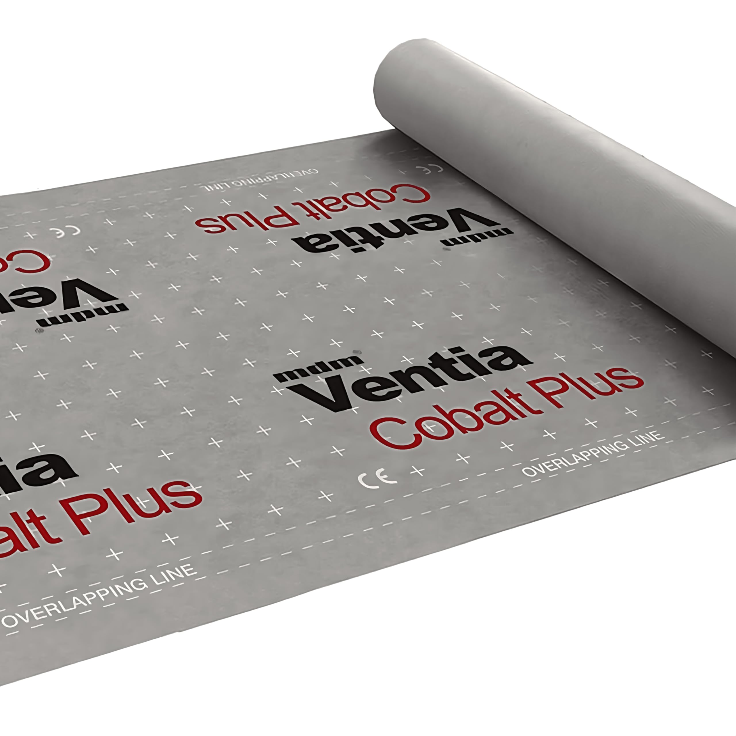 Unterdeckbahn Ventia Cobalt Plus 170 g, Dachfolie 37,5 m², 3-lagige Unterspannbahn, diffusionsoffen, wasserdicht & UV-beständig