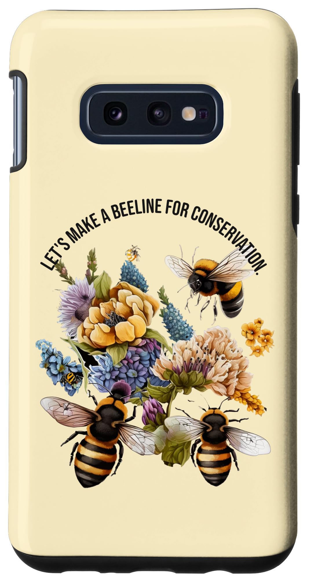 Galaxy S10e Let's make a beeline for conservation. Bee-Themed Pollinator Case