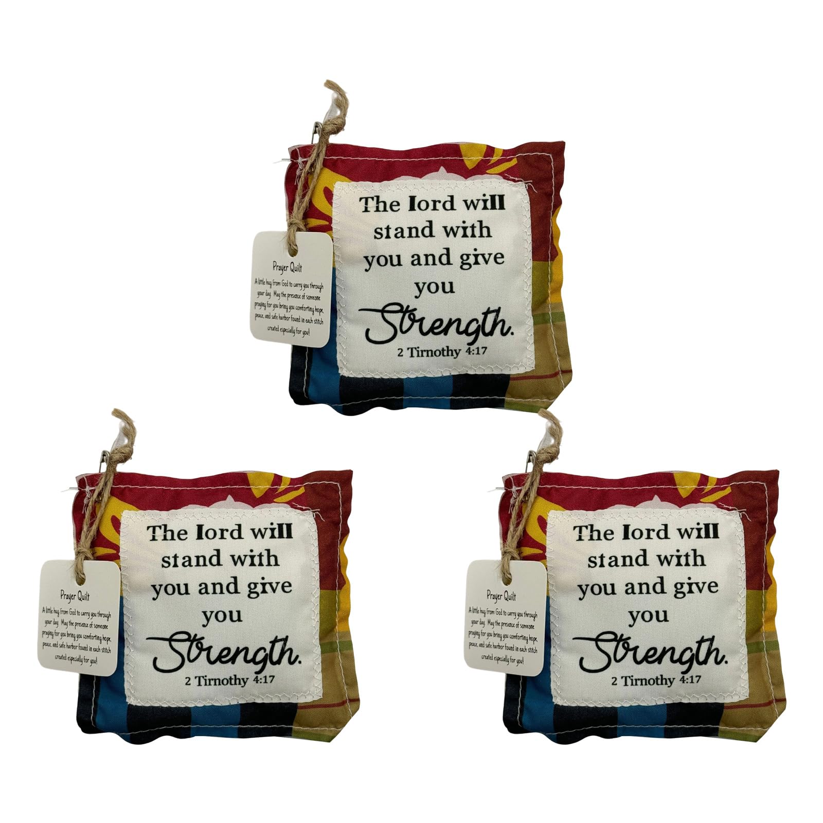 hogtnd Durable Fabric Prayer Bags with Uplifting Messages for Home, Worship, and Religious Bags to Promote Inner Peace