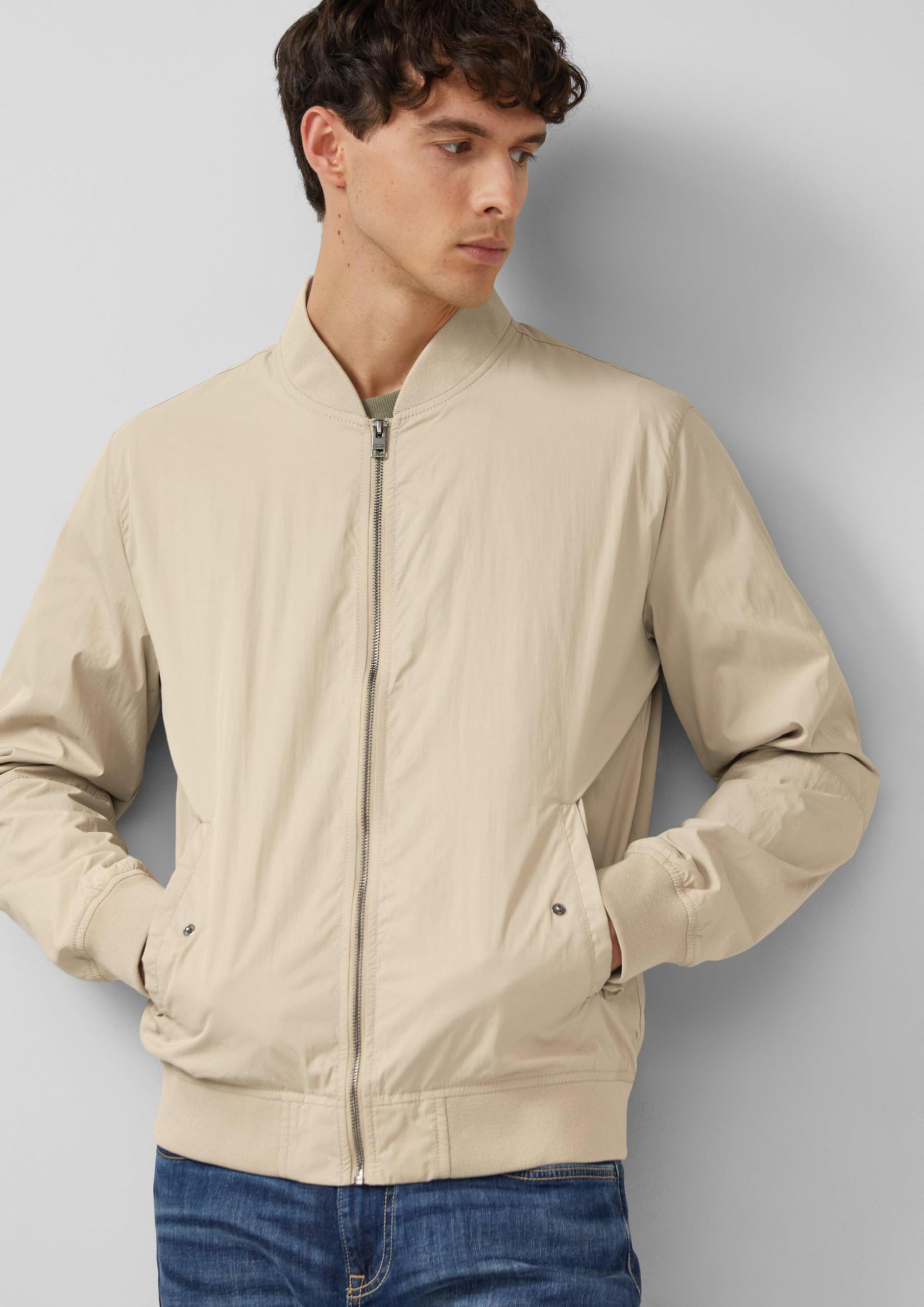 s.Oliver Leichter Blouson aus Nylon mit Pattentaschen