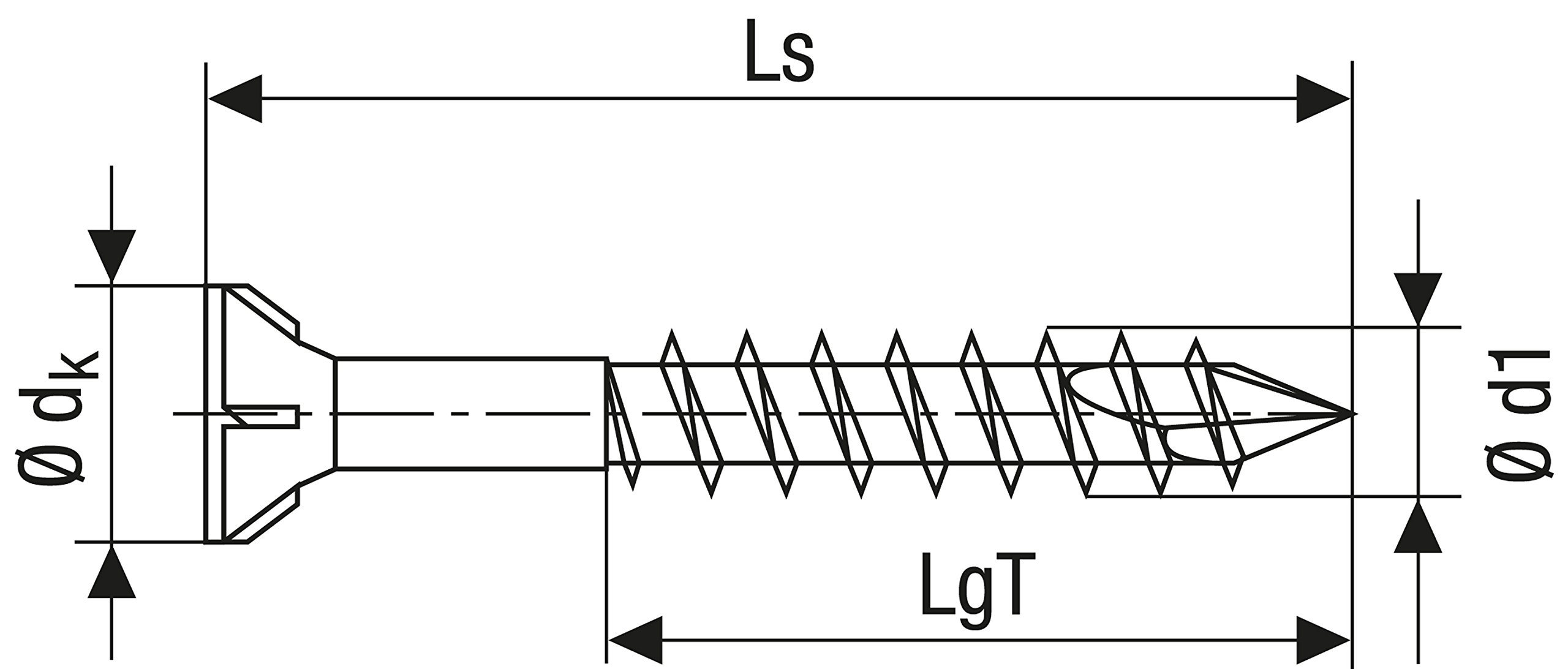 SPAX Glasleistenschraube aus Edelstahl rostfrei A2, 3,5 x 40 mm, 200 Stück, Kreuzschlitz Z2, Senkkopf mit Fräsrippen, Teilgewinde, CUT-Spitze, 35703503401002