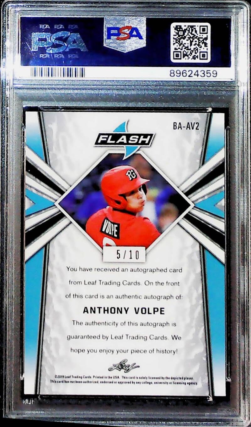 Amazon.com: 2019 Leaf Flash Baseball Autograph Orange #BA-AV2