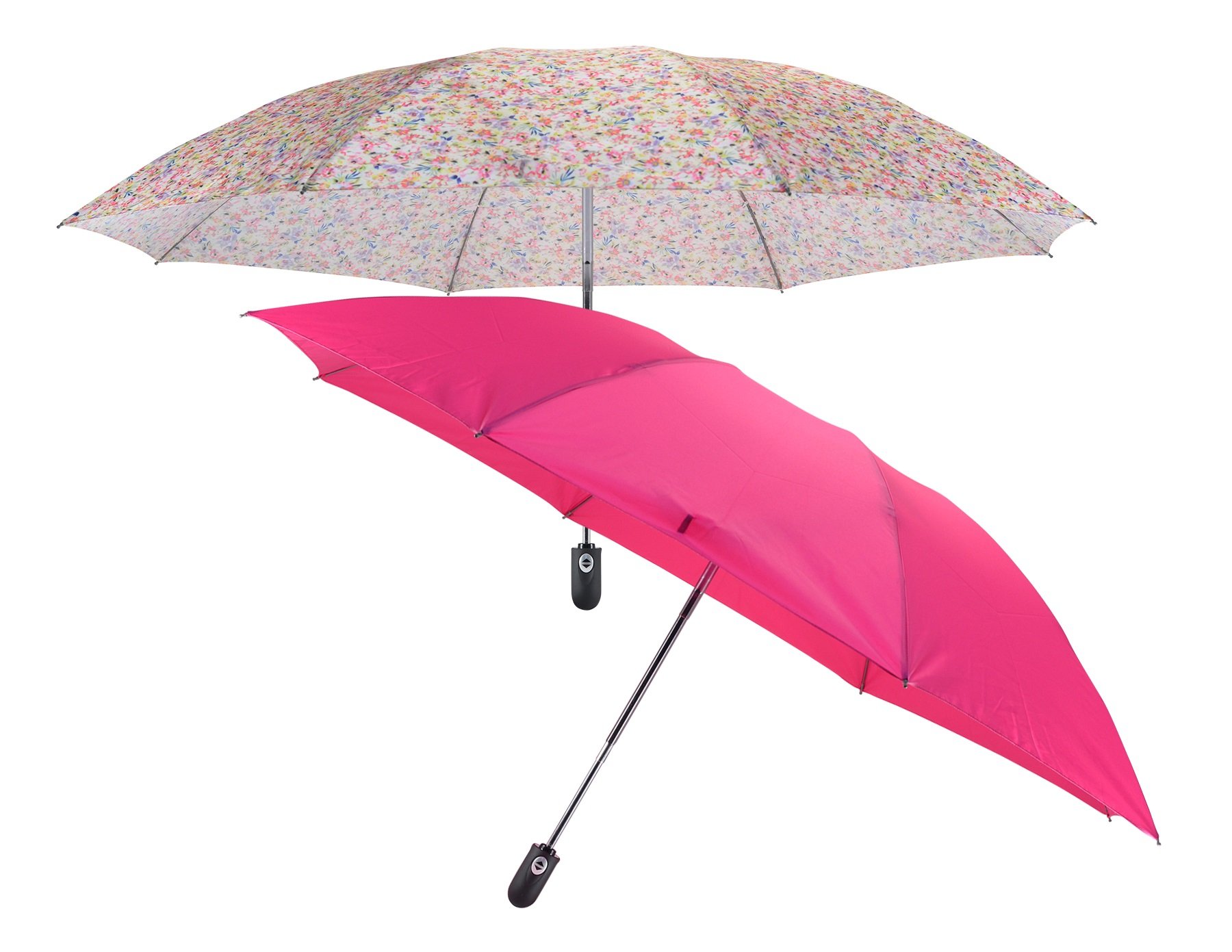 Ombrello Revers-A-Brella Lungo Rovescio - Confezione Da 2, Rosso