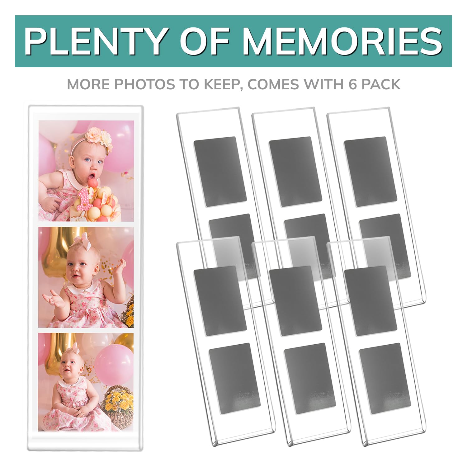 Amazon.com - pbf PHOTO BOOTH FRAMES 2x6 Magnetic Picture Frames