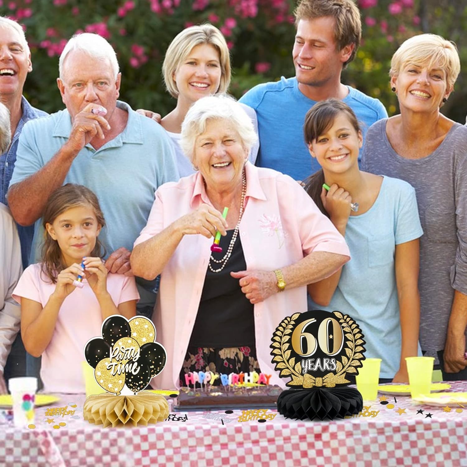 Coriandoli 40 Anni Compleanno - Blu E Argento, 30g Con Forme Numeri E Festive, Per Tavole E Decorazioni - Foto 10