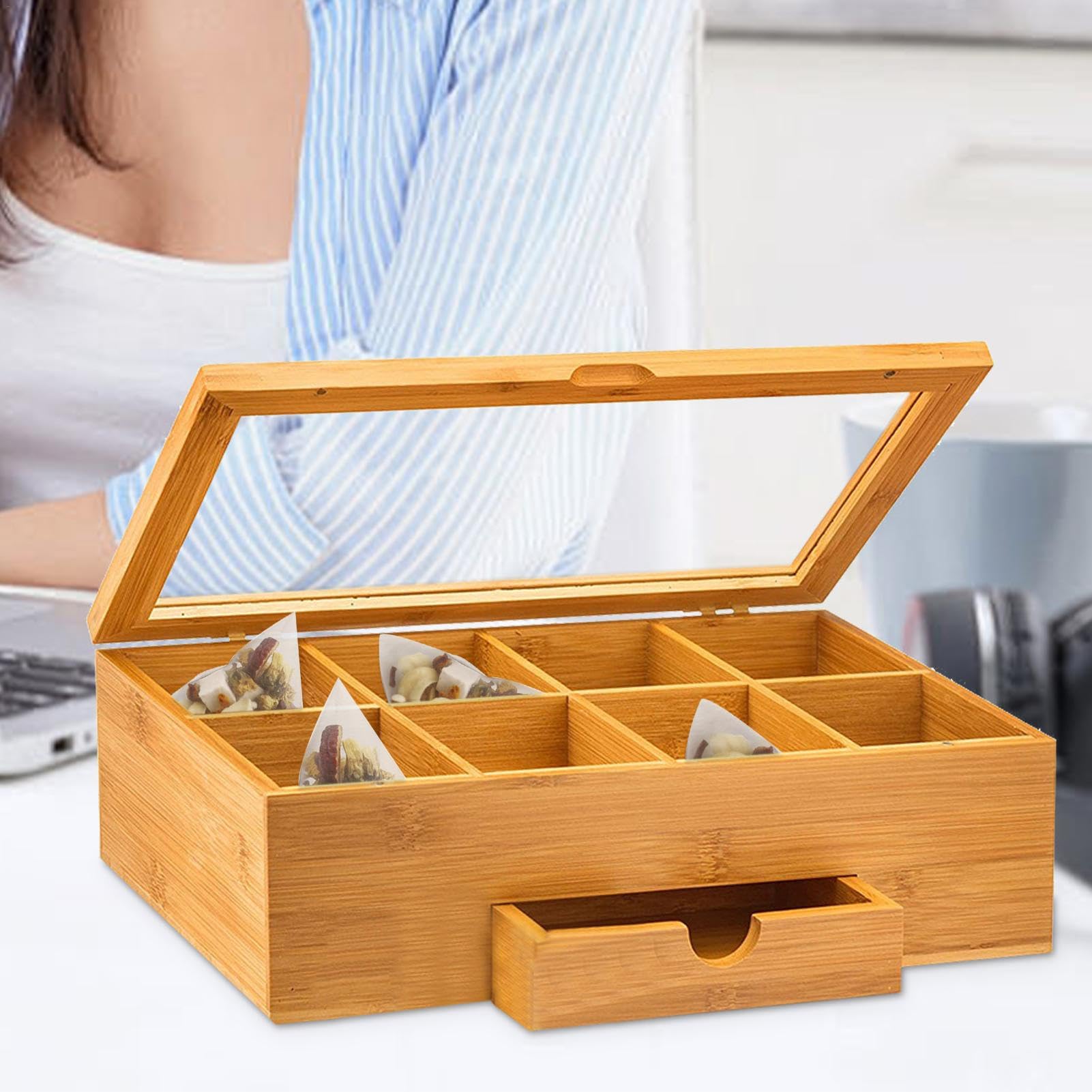 Teeboxen-Organizer, Teebeutel-Organizer | Aufbewahrung für Teebeutelhalter