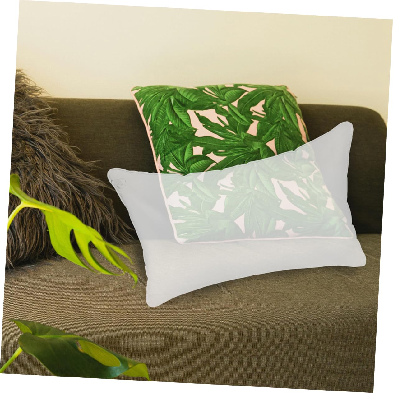 Amosfun 8pièces Oreillers De Voyage Gonflables PVC Transparent Coussin Ergonomique pour Camping Et Détente