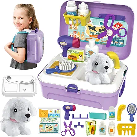 HERSITY Pet Care Vet Kit Kid, Puppy Pretend...