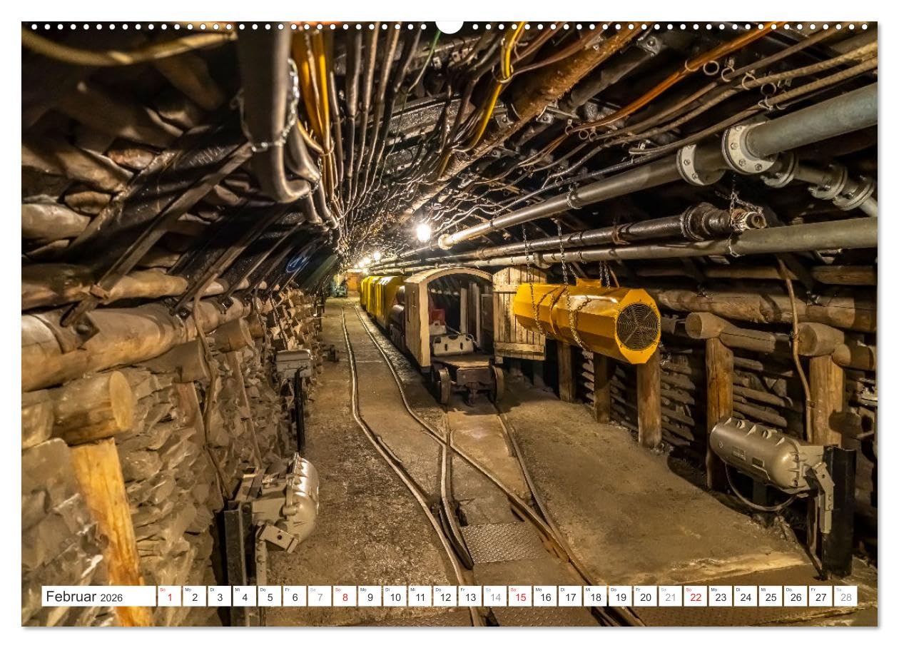 Die Zechen im Ruhrpott (hochwertiger Premium Wandkalender 2026 DIN A2 quer), Kunstdruck in Hochglanz: Die imposanten Relikte vergangener Tage im Ruhrpoot von Dortmund bis Moers (CALVENDO Orte)