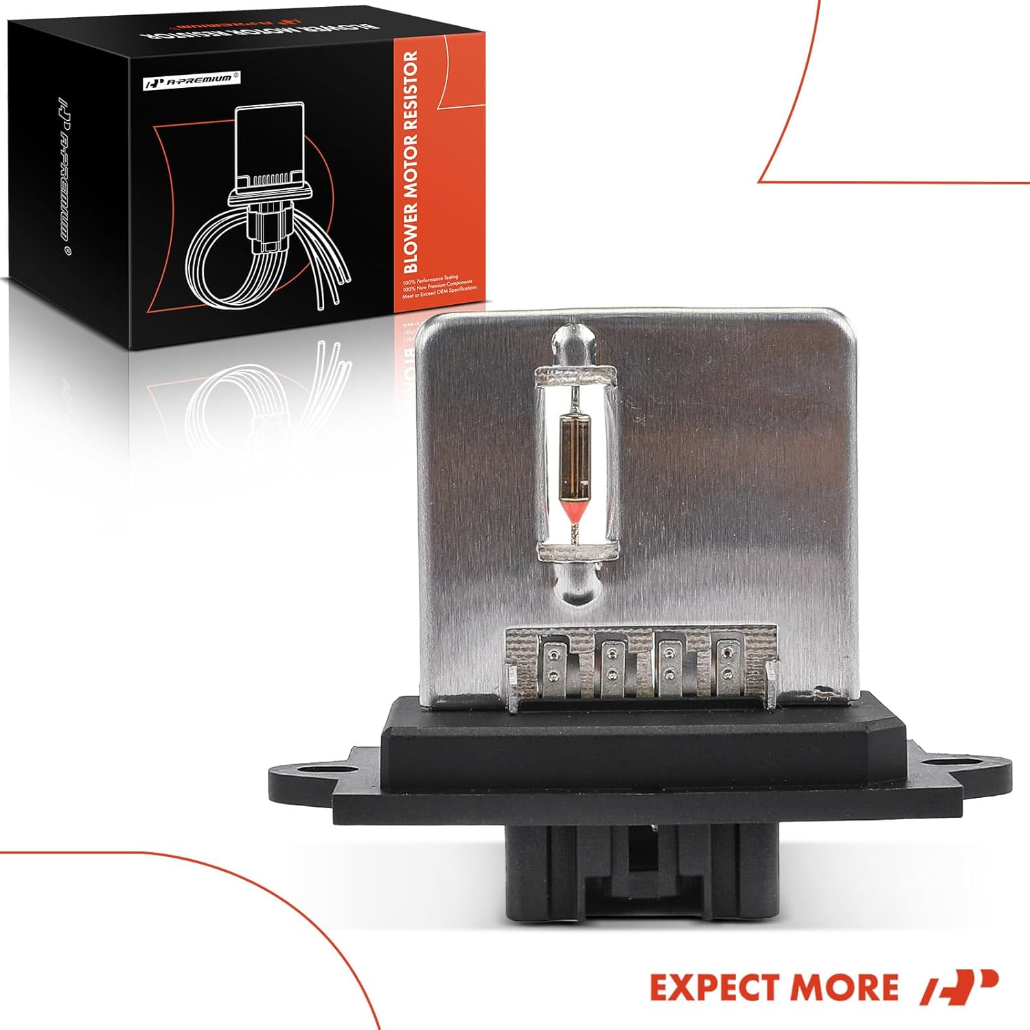 A-Premium Front HVAC Blower Motor Resistor Compatible with Subaru Forester 2009-2018, Impreza 2012-2016, XV Crosstrek 2013-2015, Crosstrek 2016-2017, WRX STI 2013-2014 - Replace# 72226FJ000