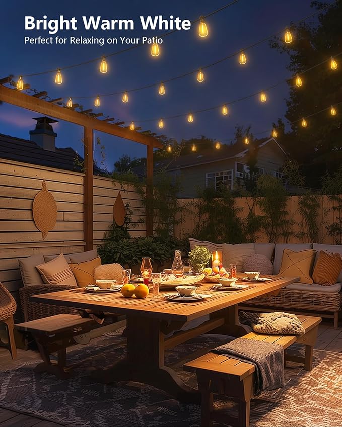 Brightown Luces Solares Exteriores 100 pies con Control Remoto Impermeable miniatura 8