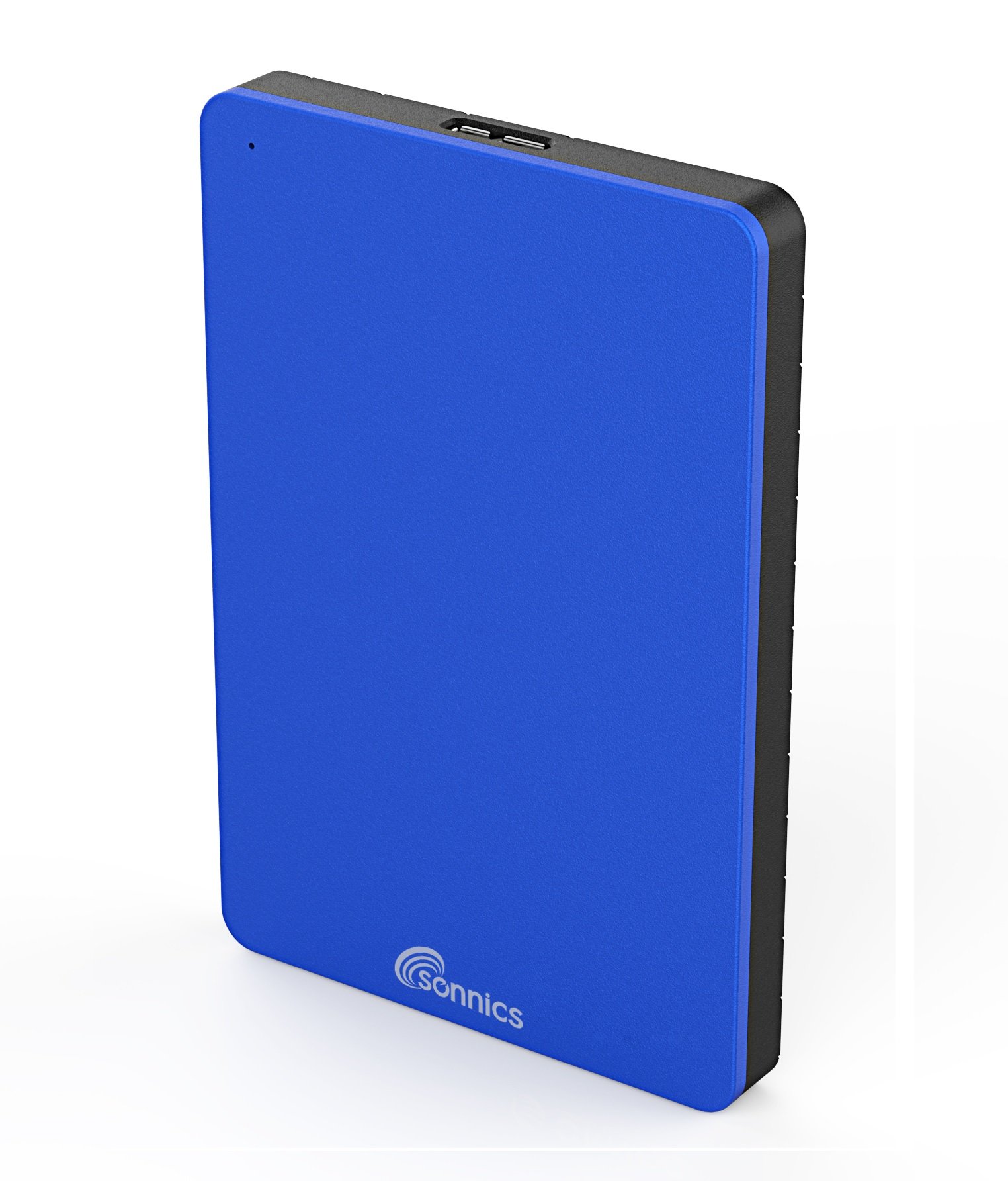 Sonnics 750 GO Bleu Disque Dur Externe Portable USB 3.0 Super Rapide Vitesse de Transfert pour Une Utilisation avec Un PC Windows, Apple Mac, Xbox One et PS4